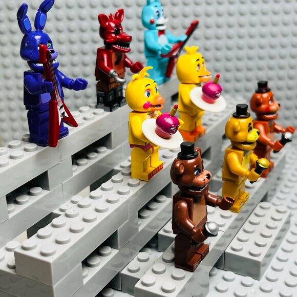 Five Nights at Freddy's Custom Minifigures Lot of 8 - Picture 2 of 3